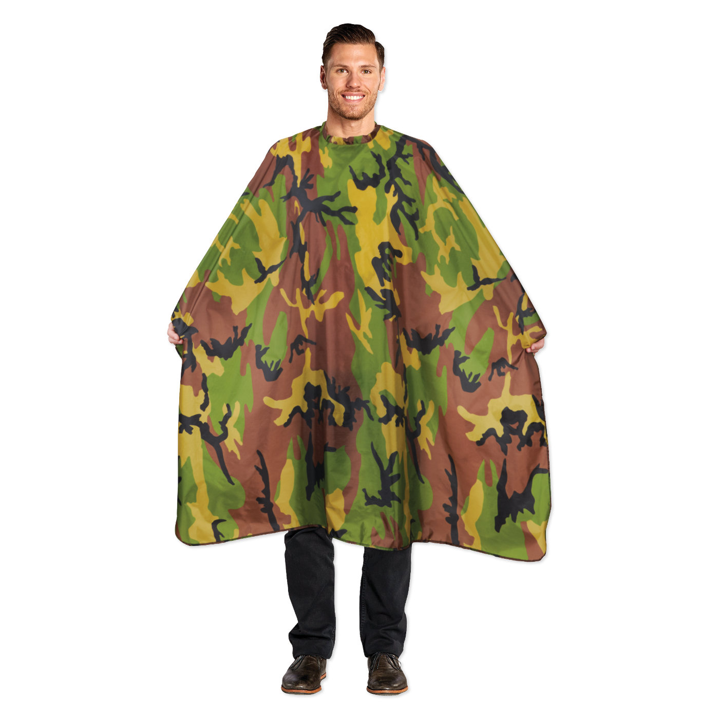 Scalpmaster Barber Camouflage Nylon Barber Cape #4151