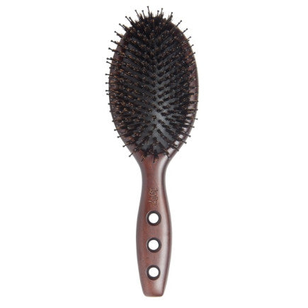 nbb005 Fromm Wood Mixed Bristle Oval Paddle Brush