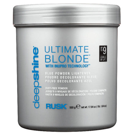 Rusk Deepshine Ultimate Blonde Blue Powder Lightener 17.64 Oz