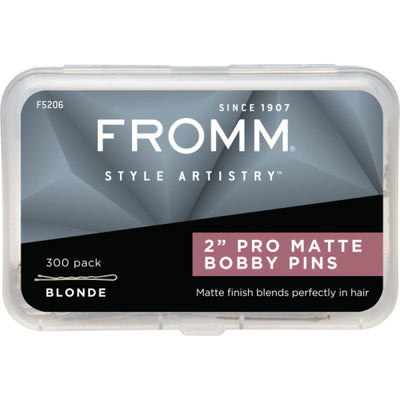 f5206 Pro Matte Bobby Pins 2" (Blonde) 300pk