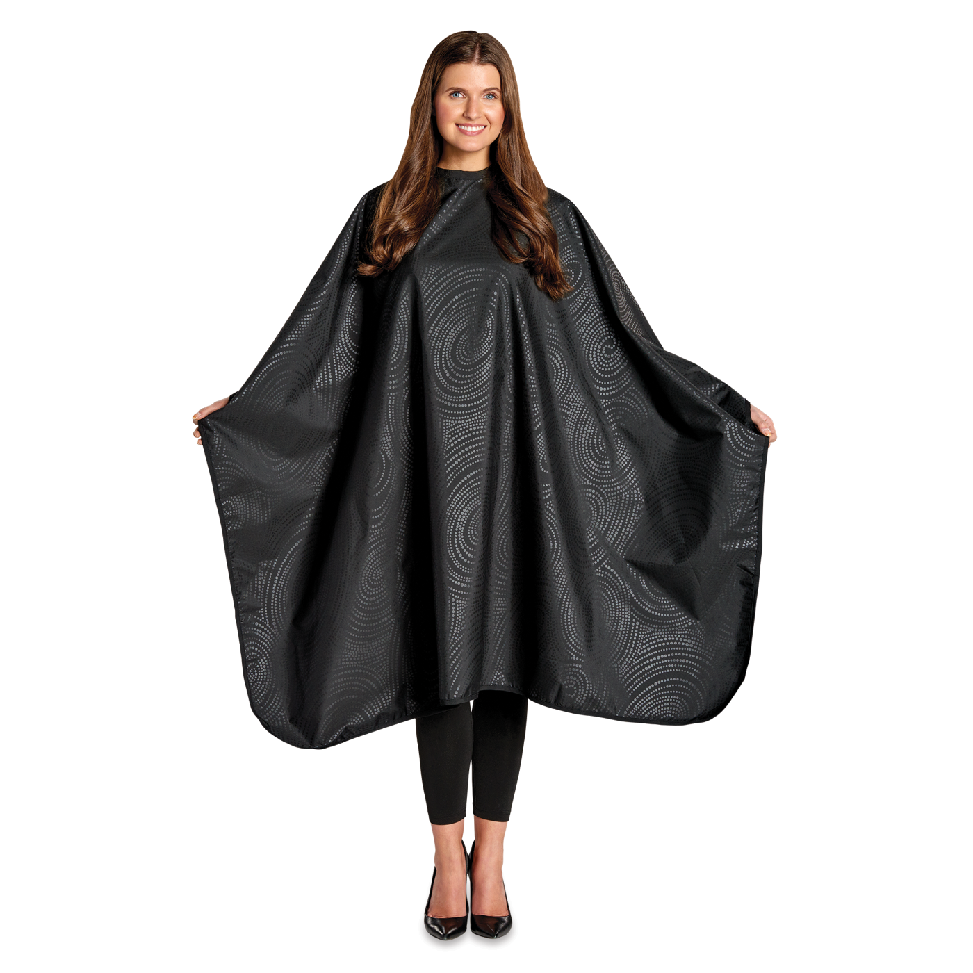 Salonchic Bleach Proof Multi-Purpose Cape - Black Swirl #4045