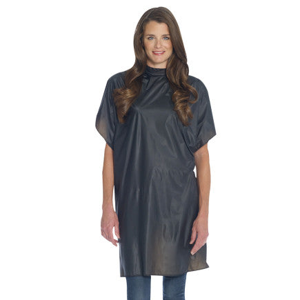 #d7605 Diane Shampoo Cape 36" X 54" - Black