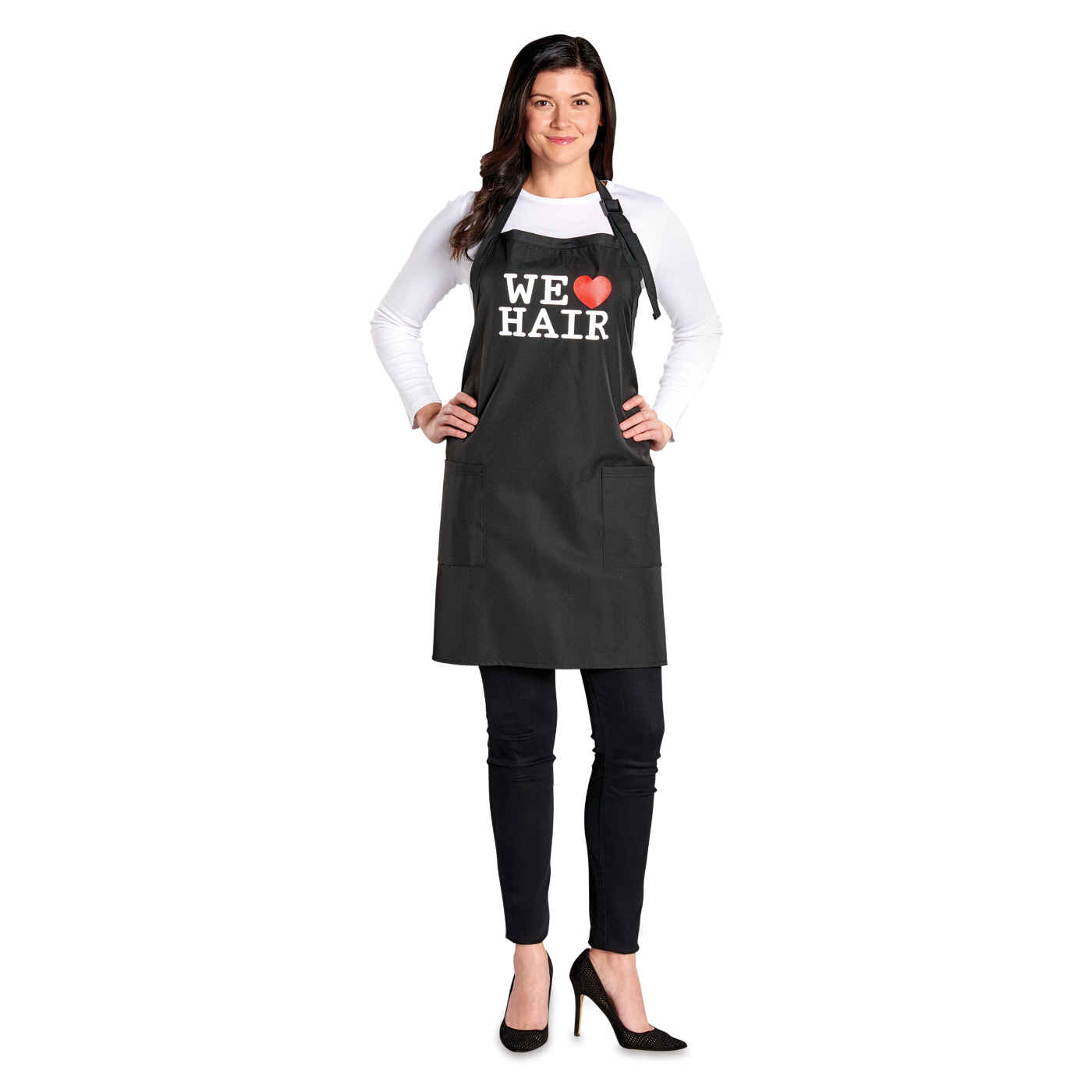 Salonchic Chemical Proof "We Love Hair" Salon Apron #4050