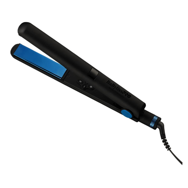 Babylisspro Nano Tit. Matte Black Digital Straightener 1" #BNTMB4095