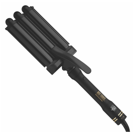 Hot Tools Black & Gold 3 Barrel Waver #HTIR8001BG