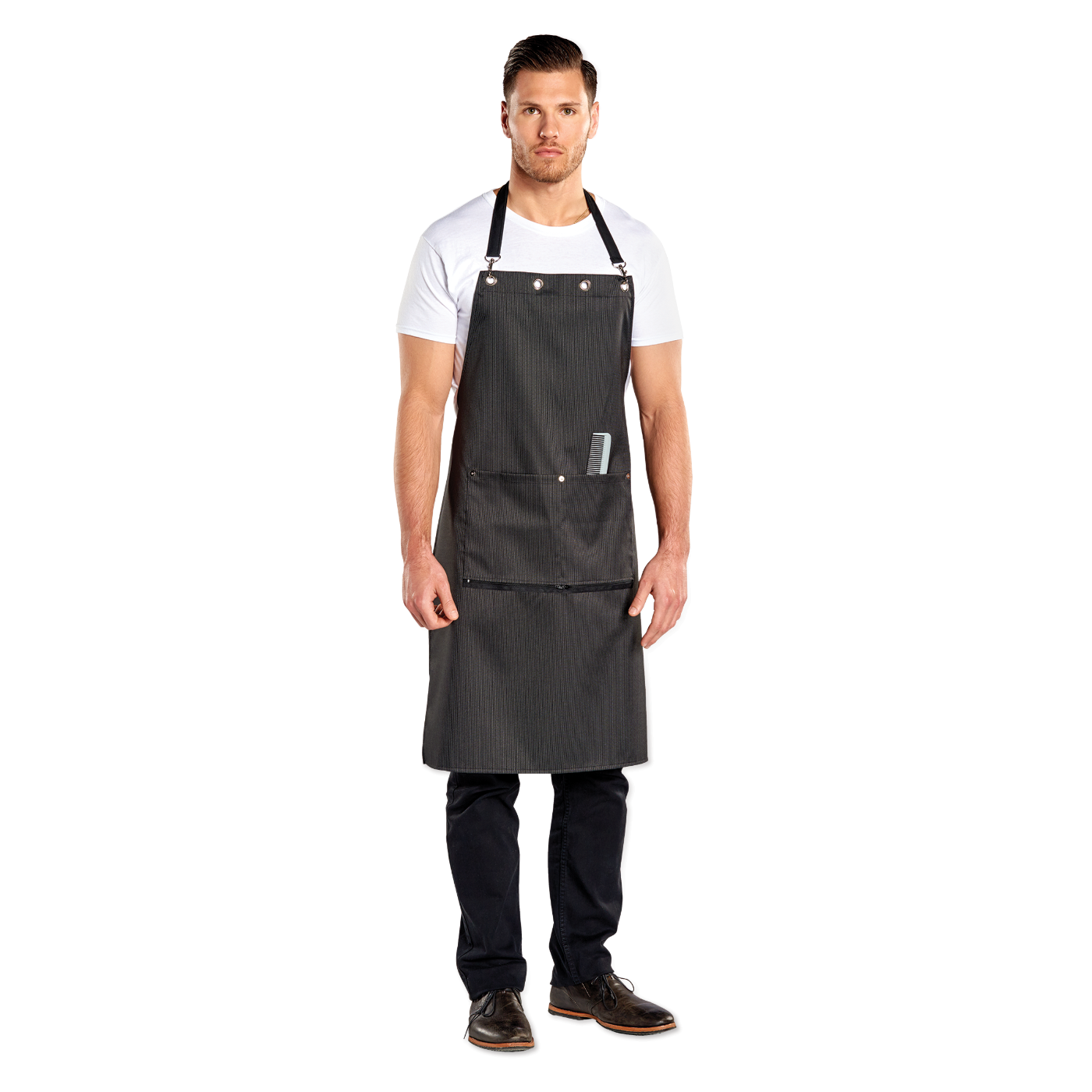 Scalpmaster Barber Striped Barber Apron #4129