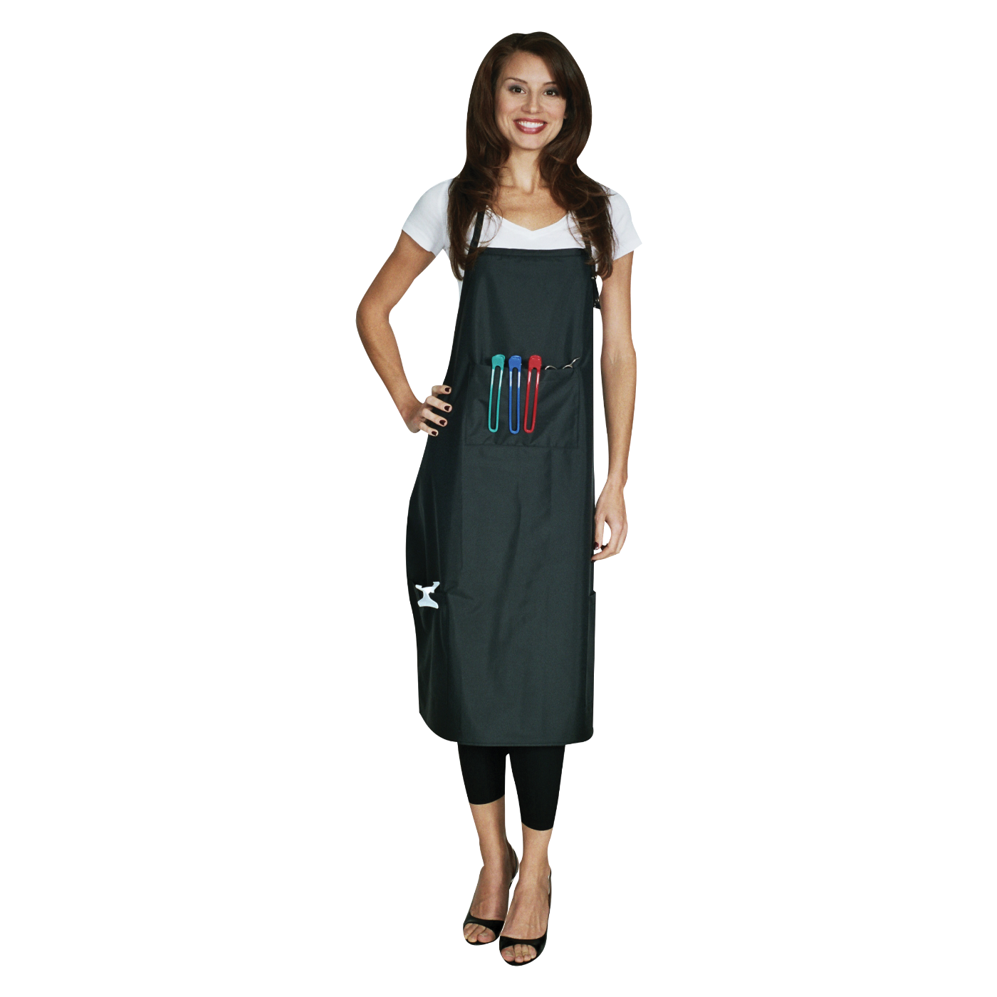 Scalpmaster Extra Long Salon Apron - Black #4094