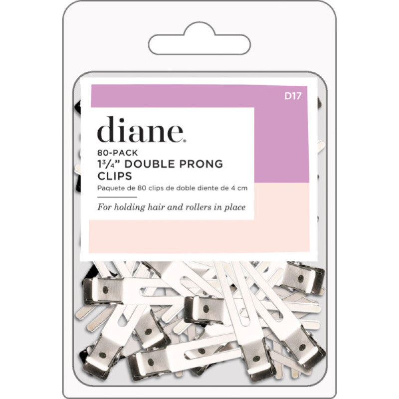 #d17 Curl Clips Double Prong 80/pk