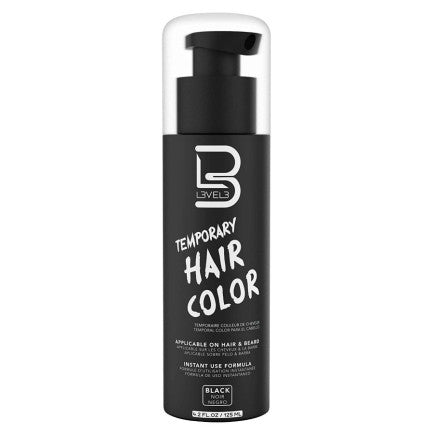 L3vel3 Temporary Beard Color - Black 125ml