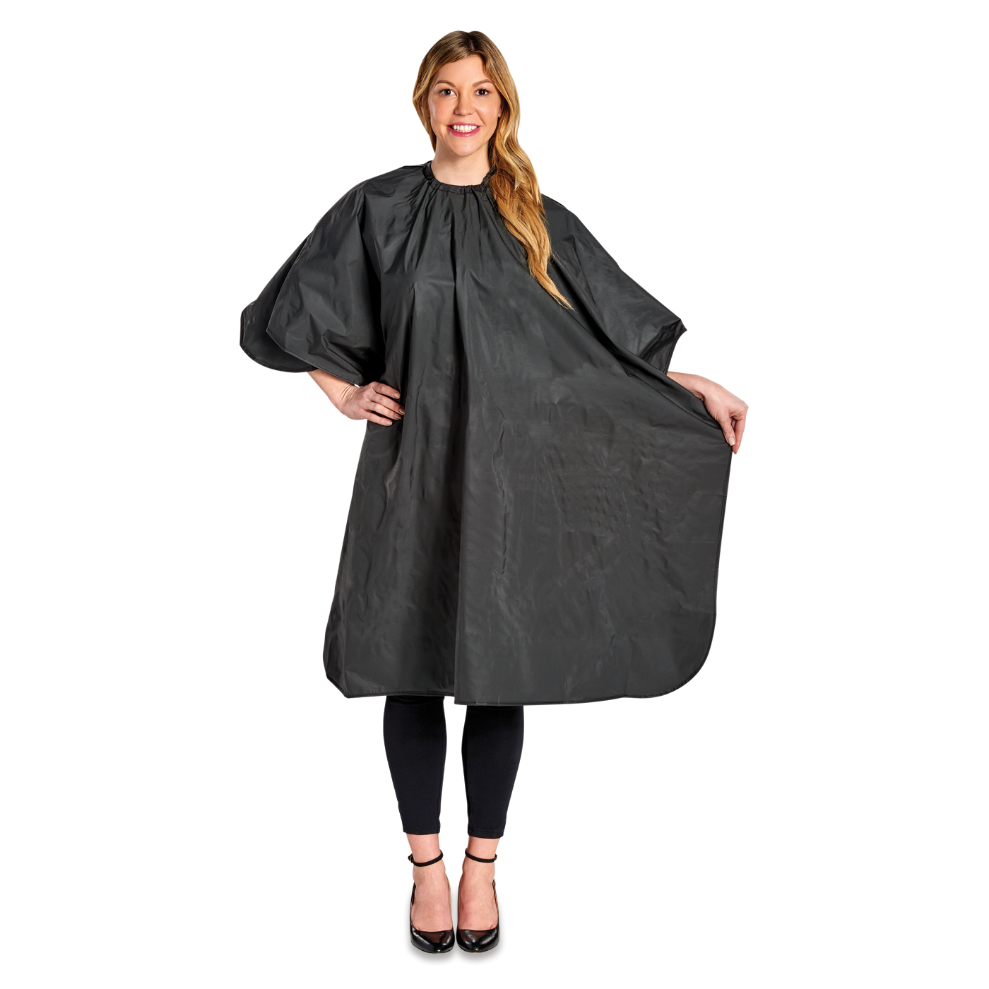 Scalpmaster Techno Vinyl Shampoo Cape with Stay-Dry Back Panel #4035