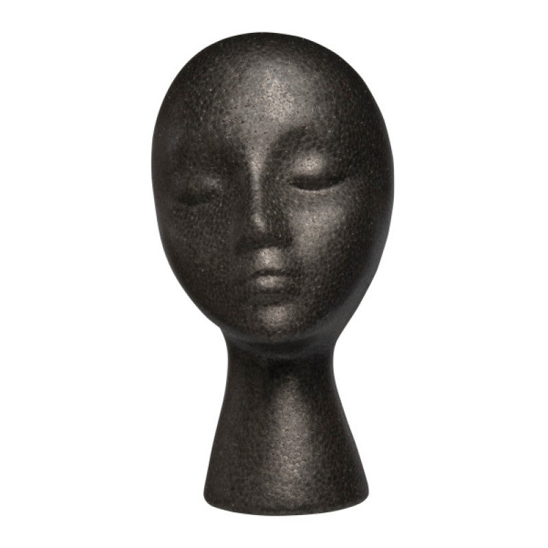 #des002 Styrofoam Head (Black)