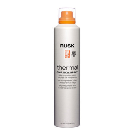 Rusk Thermal Flat Iron Spray W/ Argan 8.8oz