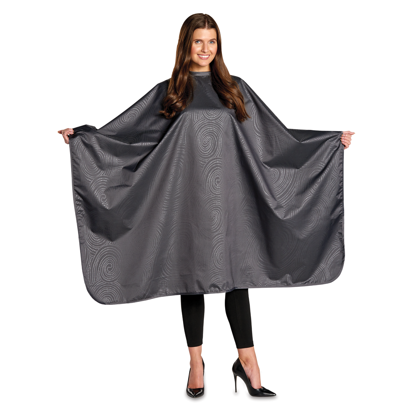 Salonchic Bleach Proof Multi-Purpose Cape - Charcoal Swirl #4055