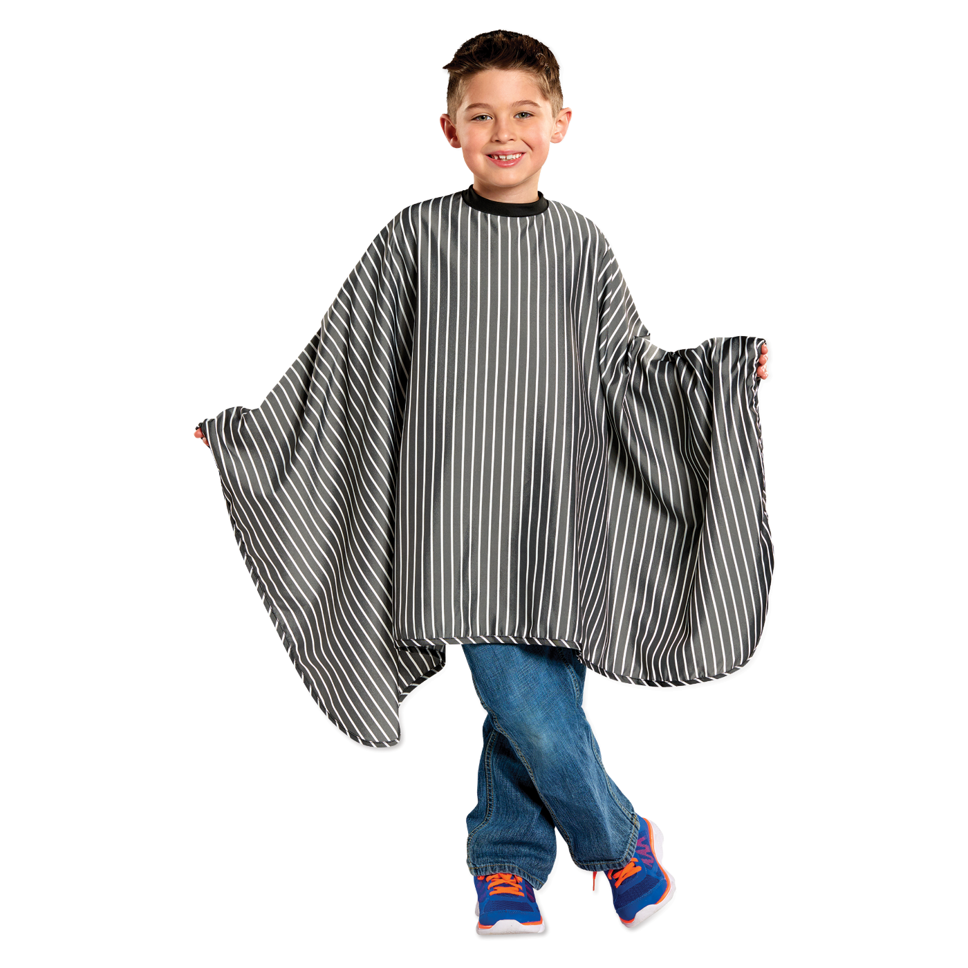 Scalpmaster Barber Kids Striped Barber Cape #4130