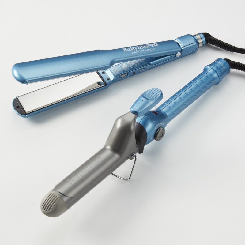 Babylisspro Nano Titanium Spring Iron & Straightener Combo #BNTPP69