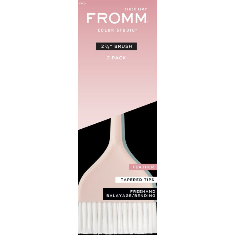 f9421 Fromm Feather Brush 2-7/8" 2pk