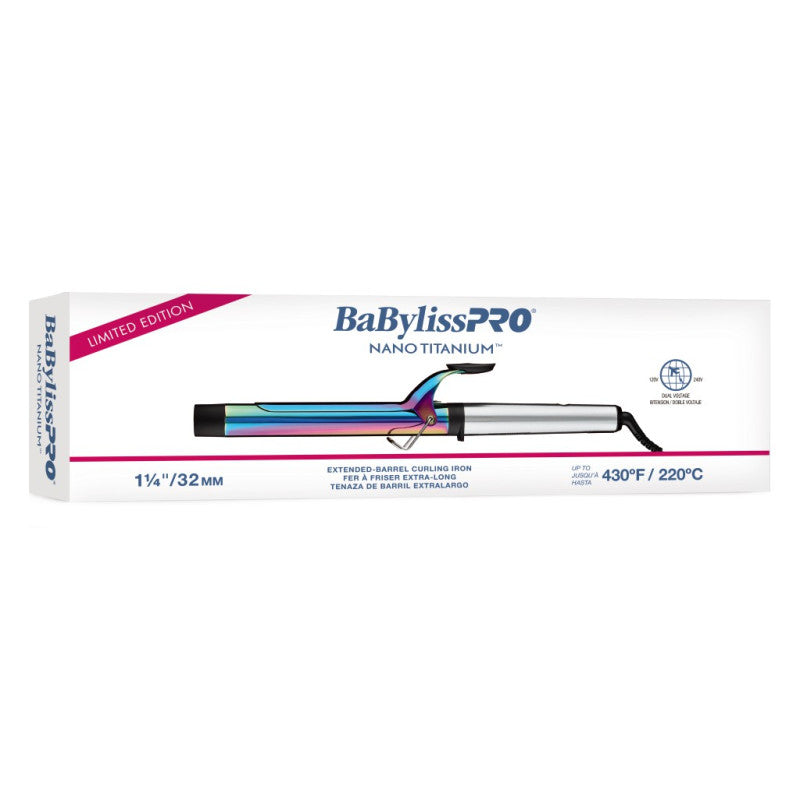 Babyliss Pro N.t. Xl Curling Wand 1.25" (L.E. Rainbow)#BNTWRB125XLUC