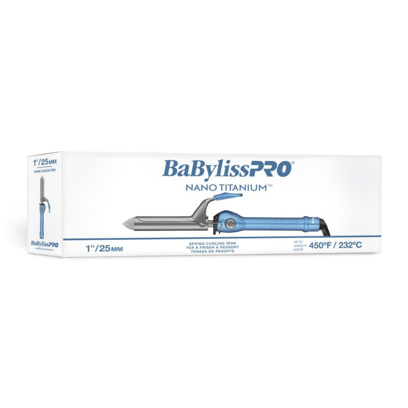 Babylisspro Nano Titanium Spring Curling Iron 1" #BNT100S