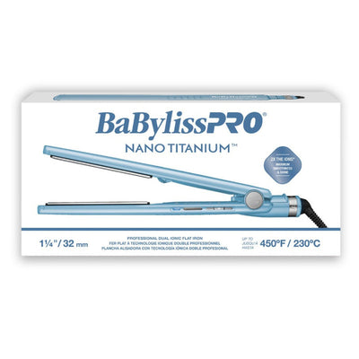 Babylisspro Nano Titanium Dual Ionic Straightener 1.25" #BNT9125