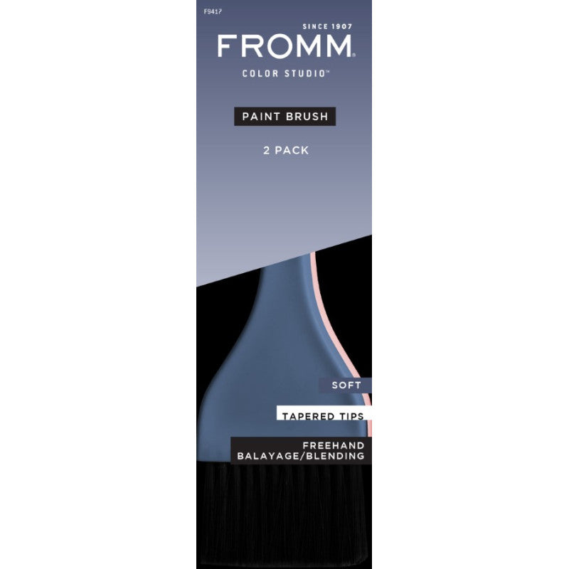 f9417 Fromm Soft Wide Paint Brush 2pk