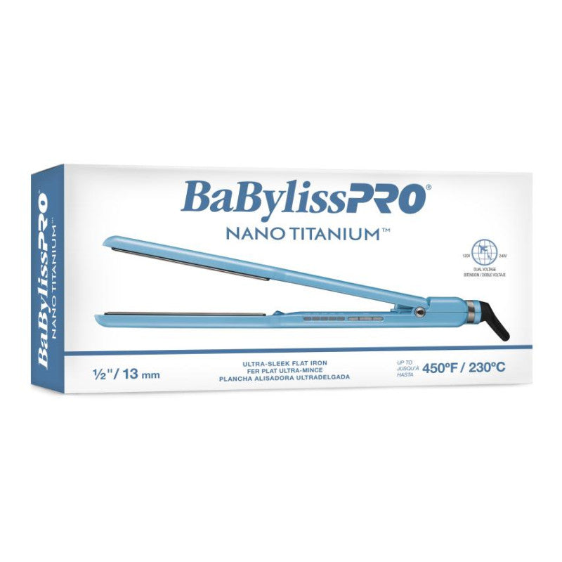 Babylisspro Nano Titanium Ultra Thin Straightener .5" #BNT4171