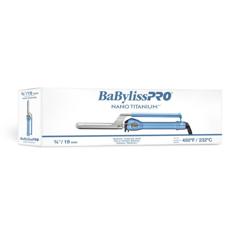 Babylisspro Nano Titanium Marcel Curling Iron 3/4" #BNT75M