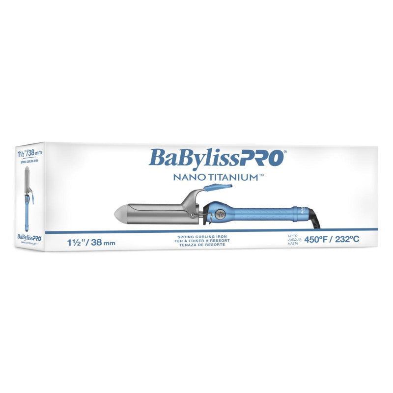 Babylisspro Nano Titanium Spring Curling Iron 1.5" #BNT150S