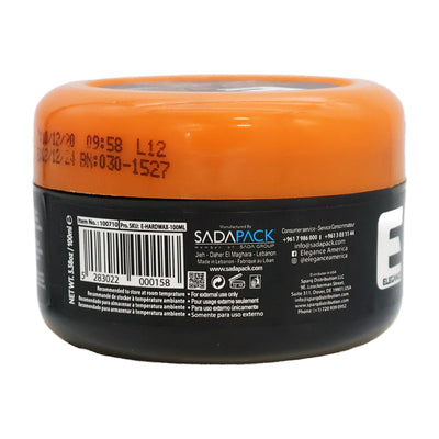 Elegance Hair Styling Gel Wax Hard With Argan Oil, 3.38 Oz.