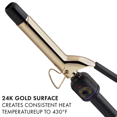 Hot Tools Professional 24k Gold Salon Curling Iron/Wand - 1in.