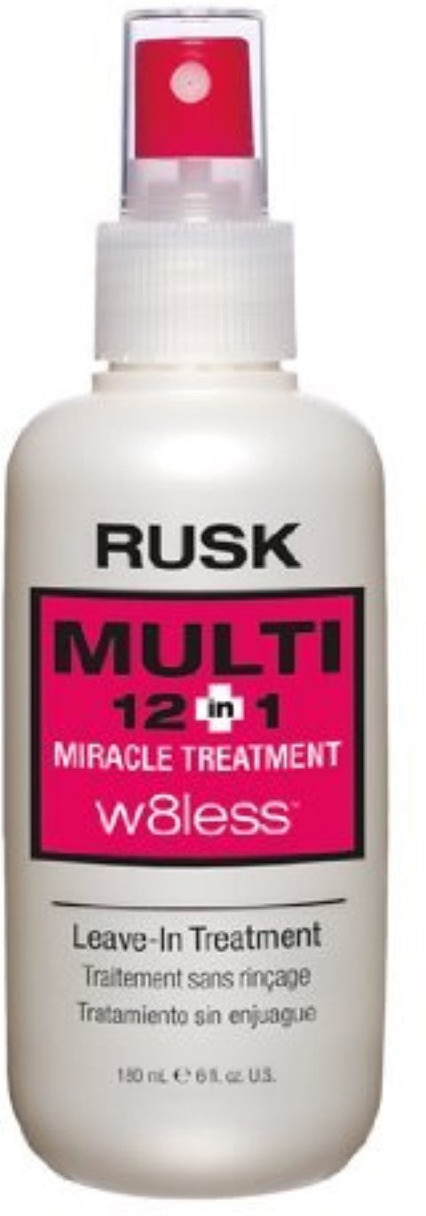 Rusk Multi 12-in-1 Miracle Treatment W8less Leave-In Treatment, 6 oz (Pack of 2)