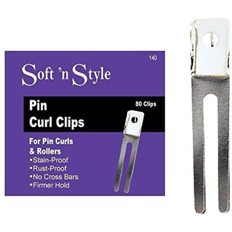 Soft 'n Style Pin Curl Clip 80 Clips